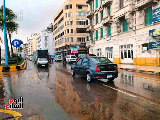 أمطار-فى-الاسكندرية