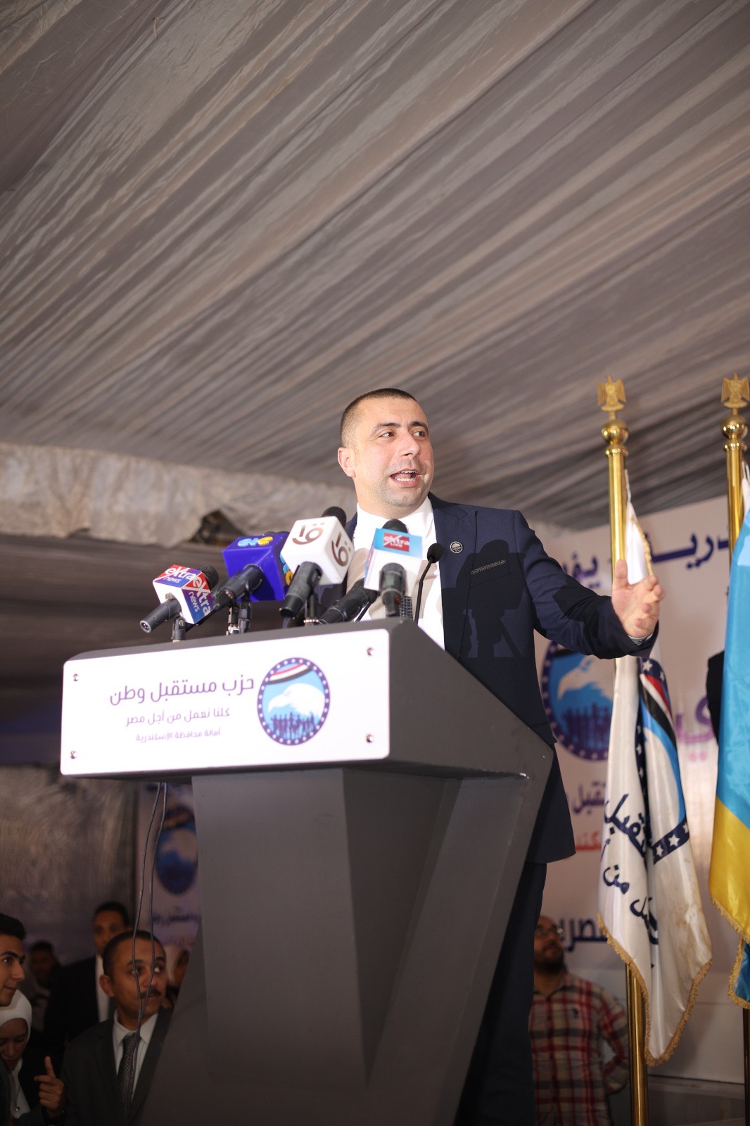 مؤتمر حزب مستقبل وطن بالإسكندرية لدعم الرئيس السيسي  (2)