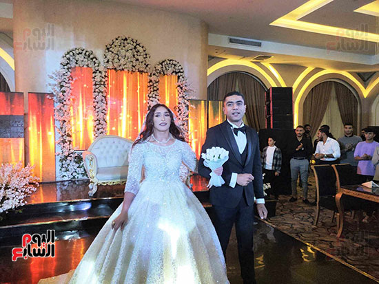 زفاف-سمر-حمزة-لاعبة-المنتخب-وزوجها-أحمد-حسن