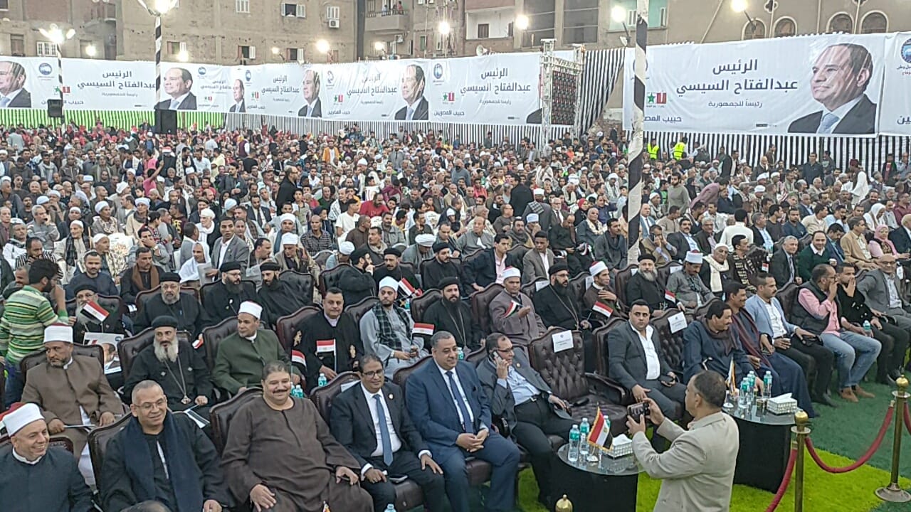  مؤتمر دعم المرشح الرئاسى عبد الفتاح السيسى بسوهاج (8)