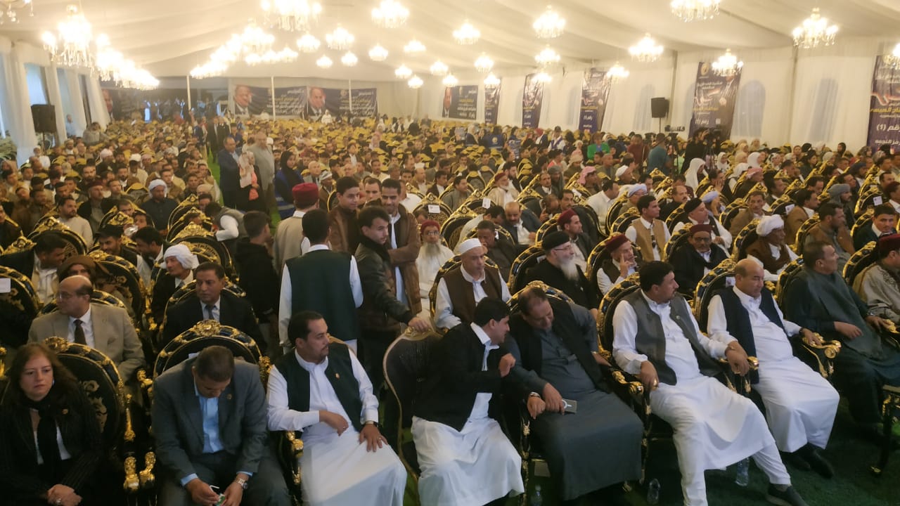 حضور المؤتمر الحاشد لدعم المرشح عبد الفتاح السيسي للرئاسة