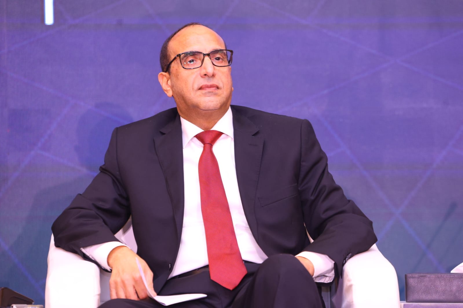 الدكتور  محمد عبد الفضيل نائب رئيس مجلس إدارة بنك ناصر الاجتماعي للأعمال المصرفية