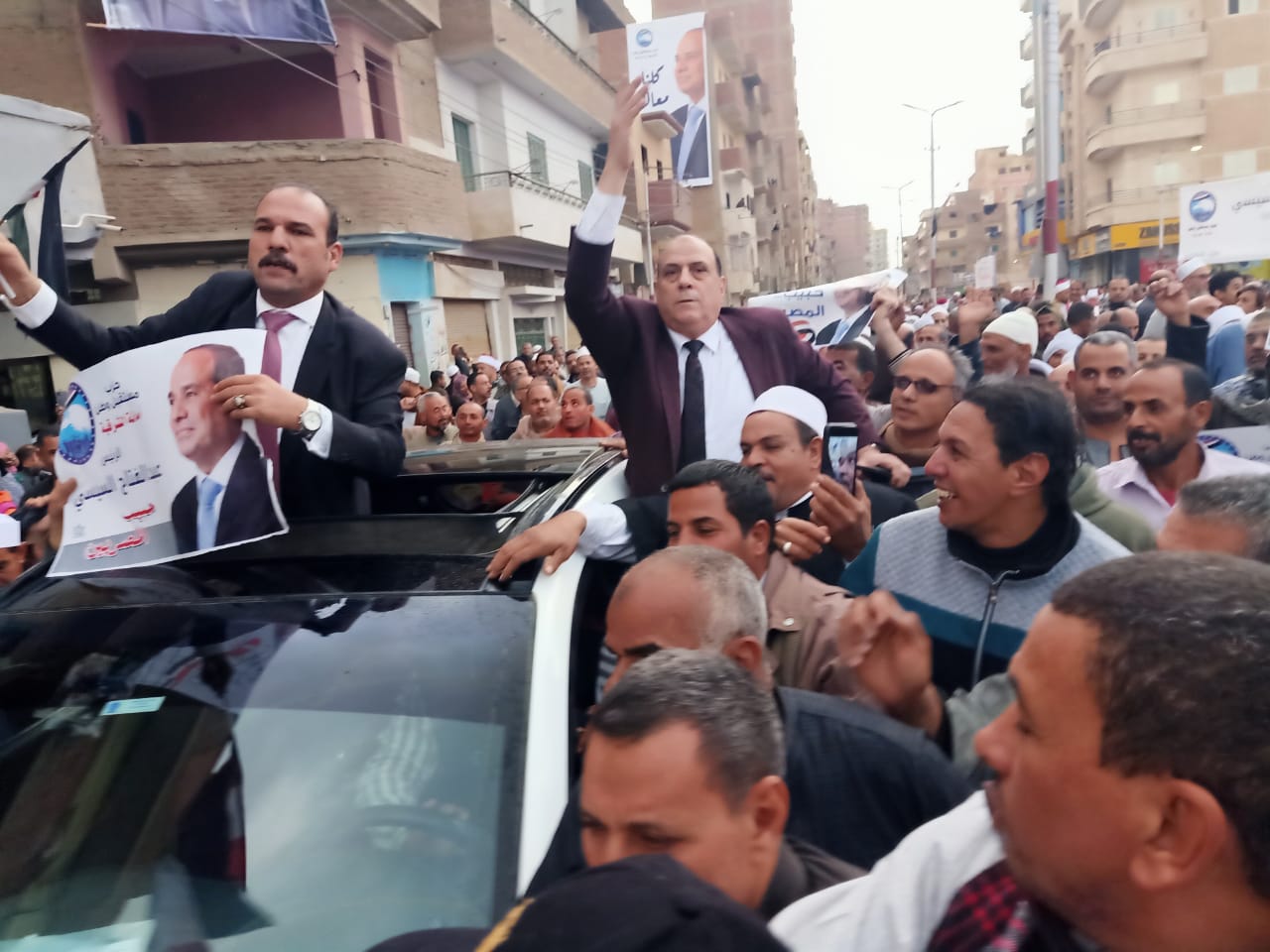 توافد كبير على مؤتمر دعم المرشح الرئاسى عبد الفتاح السيسى فى الشرقية