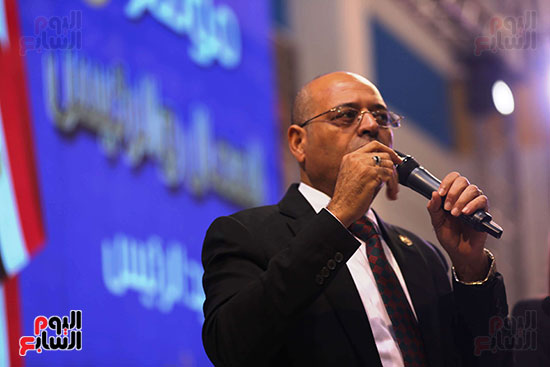 محمد جبران رئيس الاتحاد العام لنقابات عمال مصر (2)