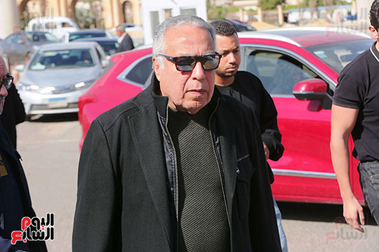 Producer Mohamed El Adl from Tariq Abdel Aziz's funeral