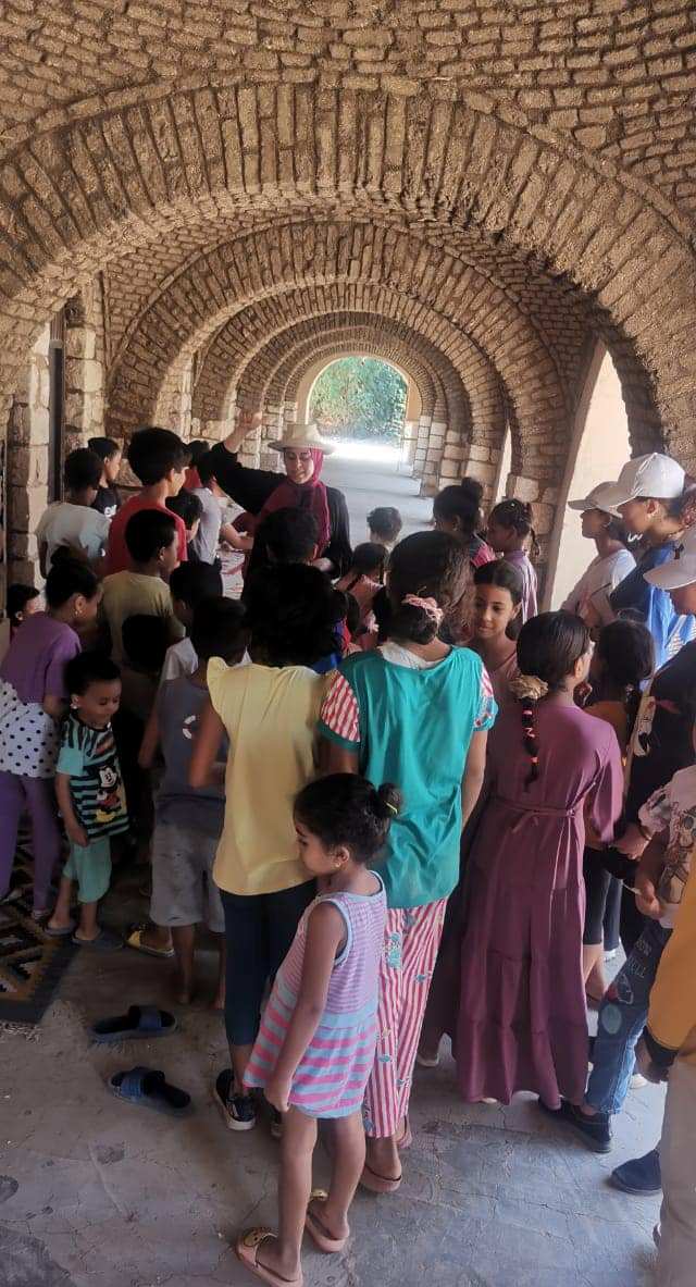 أنشطة متنوعة للأطفال داخل قرية حسن فتحى