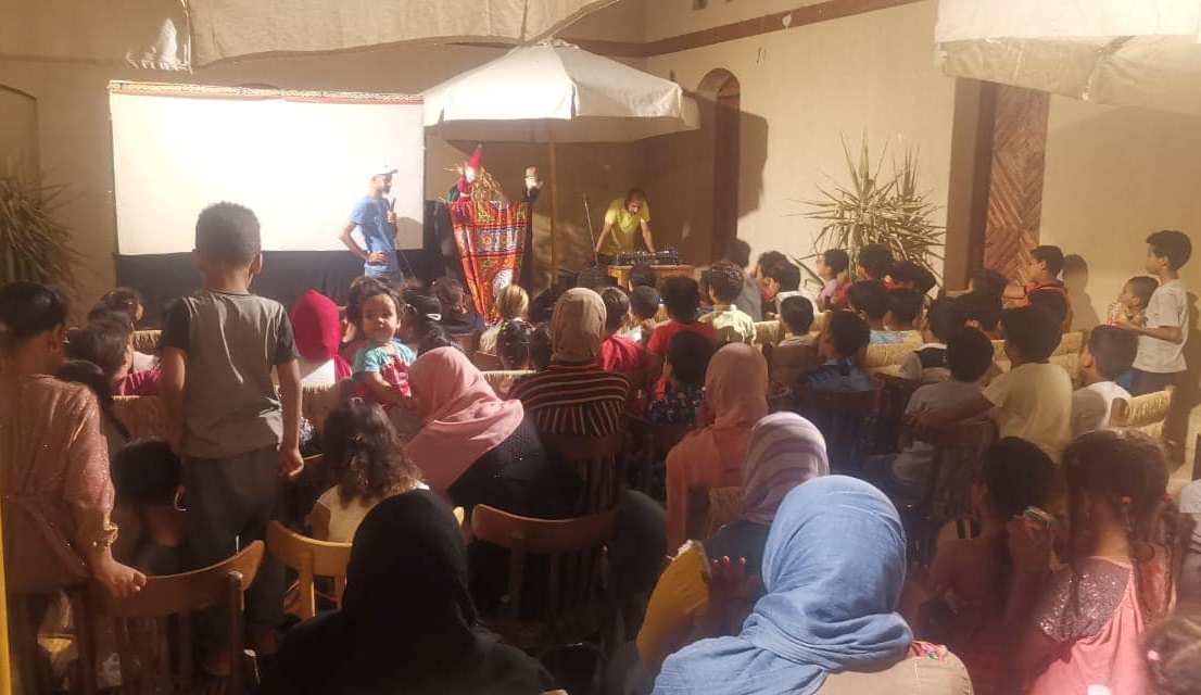 فعاليات متنوعة لأطفال القرنة داخل قرية حسن فتحى