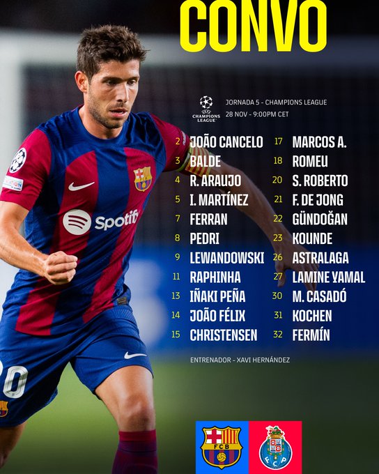 قائمة برشلونة