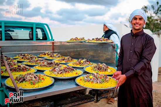 تحضير الطعام عند بدو سيناء