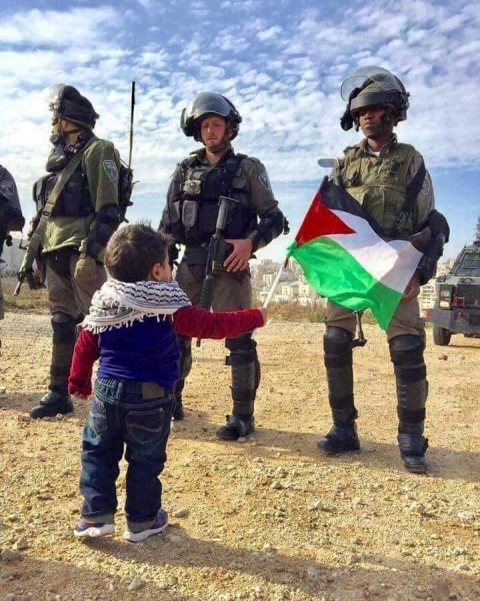 طفل فلسطينى صغير