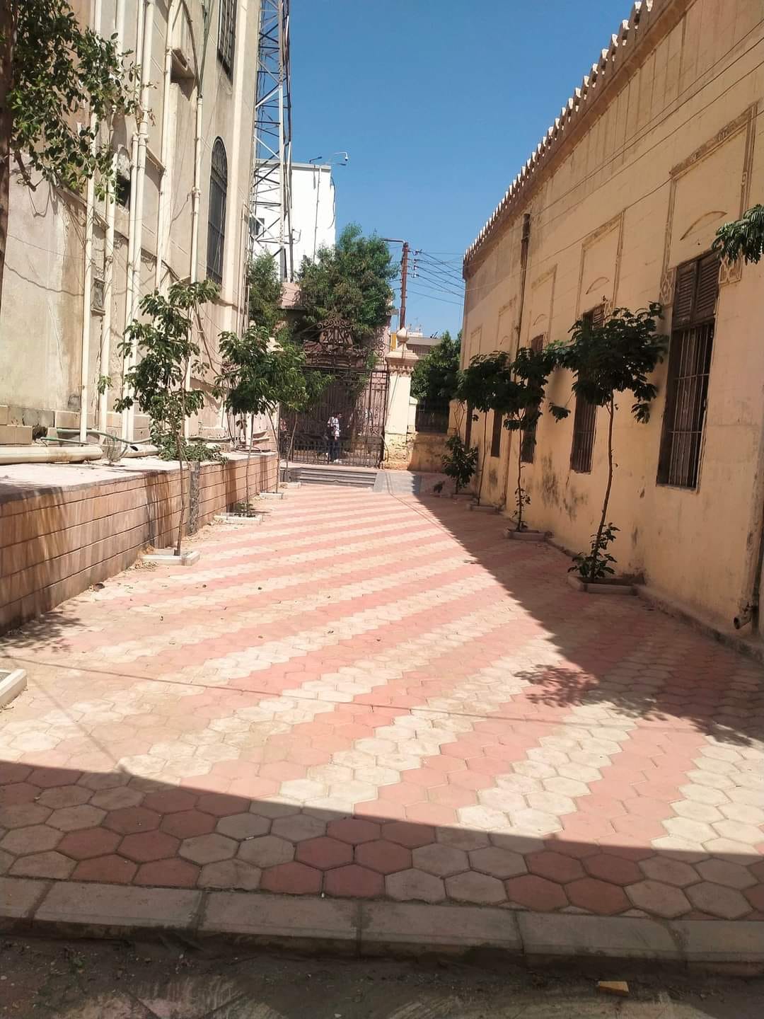 مدخل المسجد بعد التجديد