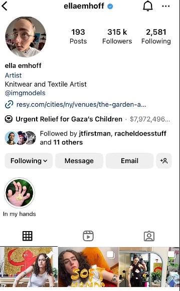 إيلا إيمهوف تشارك في حملة تبرعات لدعم أطفال غزة