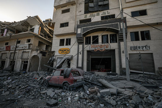 غزة اشبه بمدينه الاشباح  من العدوان الاسرائيلى على القطاع  (3)