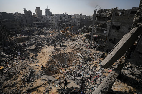 غزة اشبه بمدينه الاشباح  من العدوان الاسرائيلى على القطاع  (1)