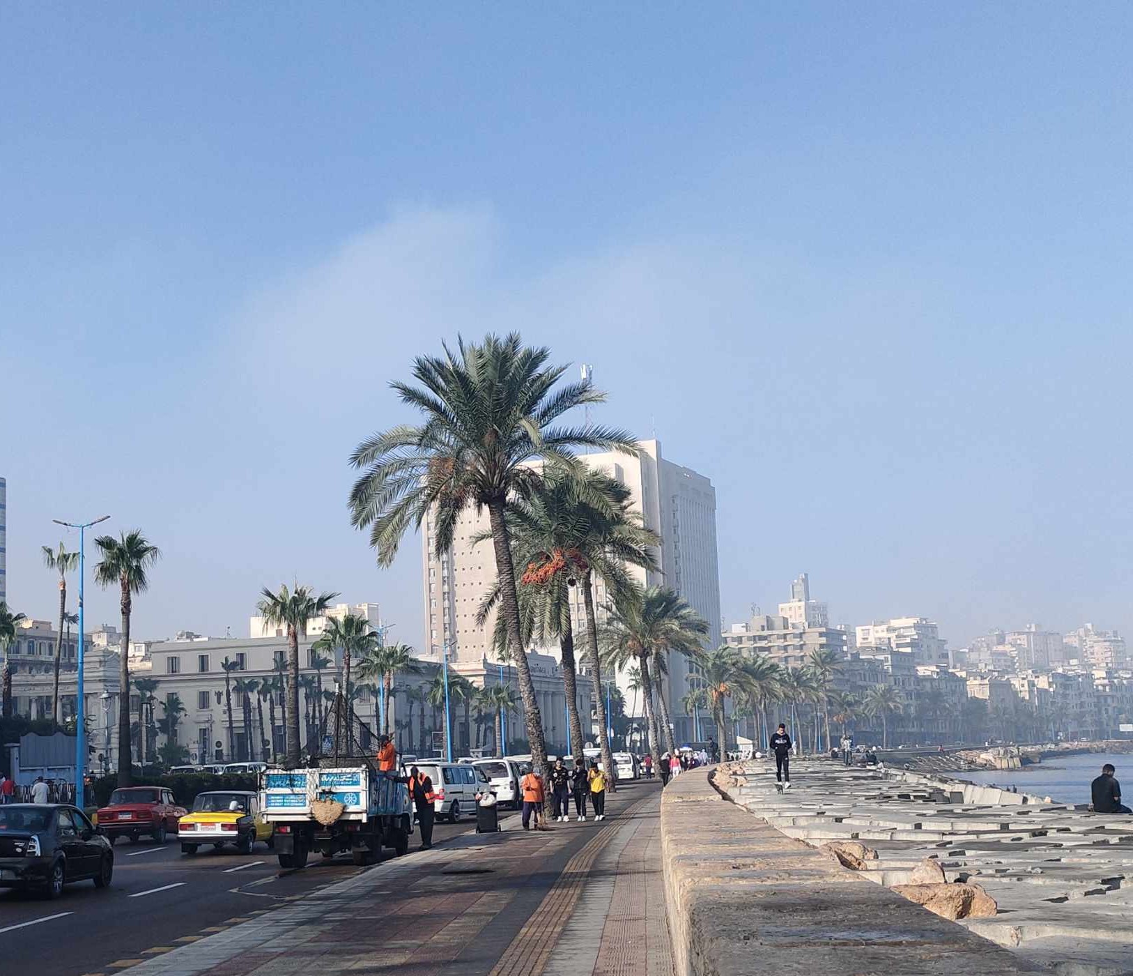 درجات الحرارة  المتوقعة في  الإسكندرية