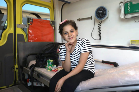 دخول حالات أطفال مرضى السرطان من قطاع غزة (6)