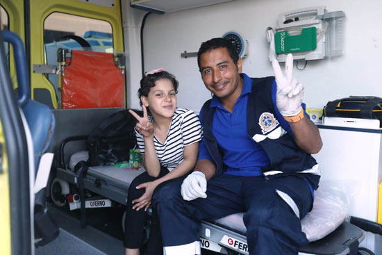 دخول حالات أطفال مرضى السرطان من قطاع غزة (23)