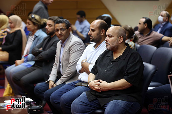 مؤتمر عن حرب غزة من نقابة الصحفيين (32)