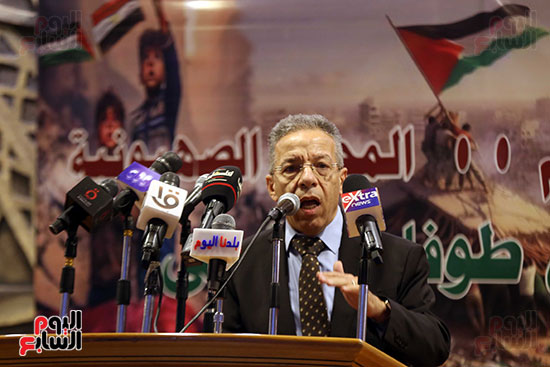 مؤتمر عن حرب غزة من نقابة الصحفيين (31)