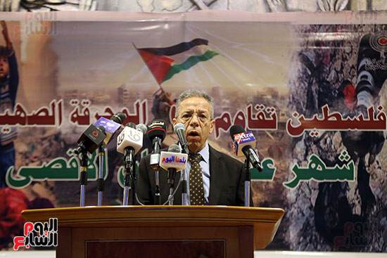 مؤتمر عن حرب غزة من نقابة الصحفيين (30)