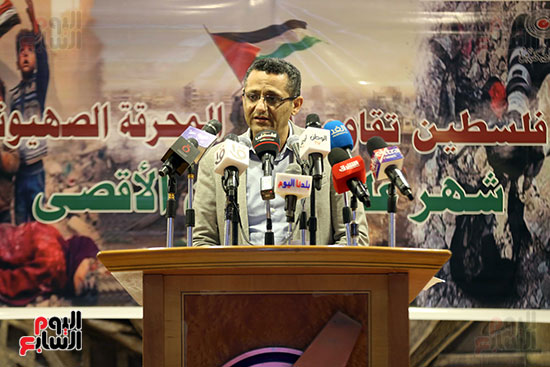 مؤتمر عن حرب غزة من نقابة الصحفيين (19)