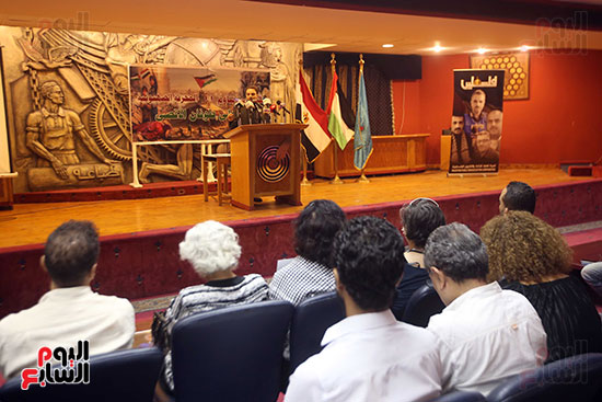 مؤتمر عن حرب غزة من نقابة الصحفيين (12)