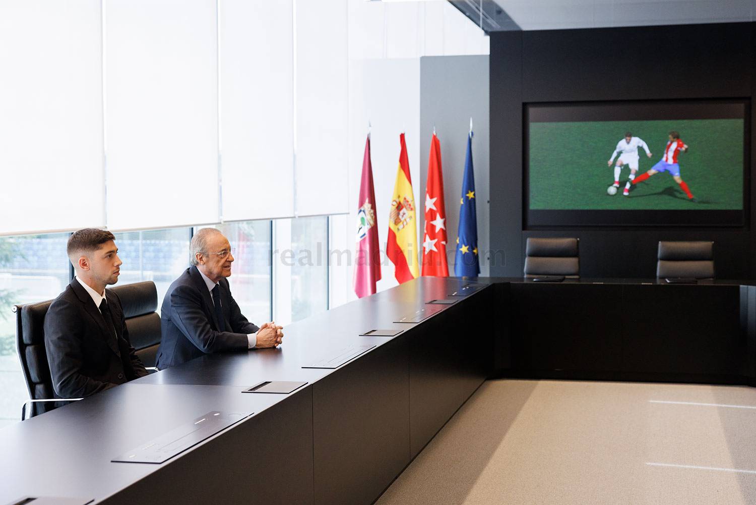 رئيس ريال مدريد وفالفيردي
