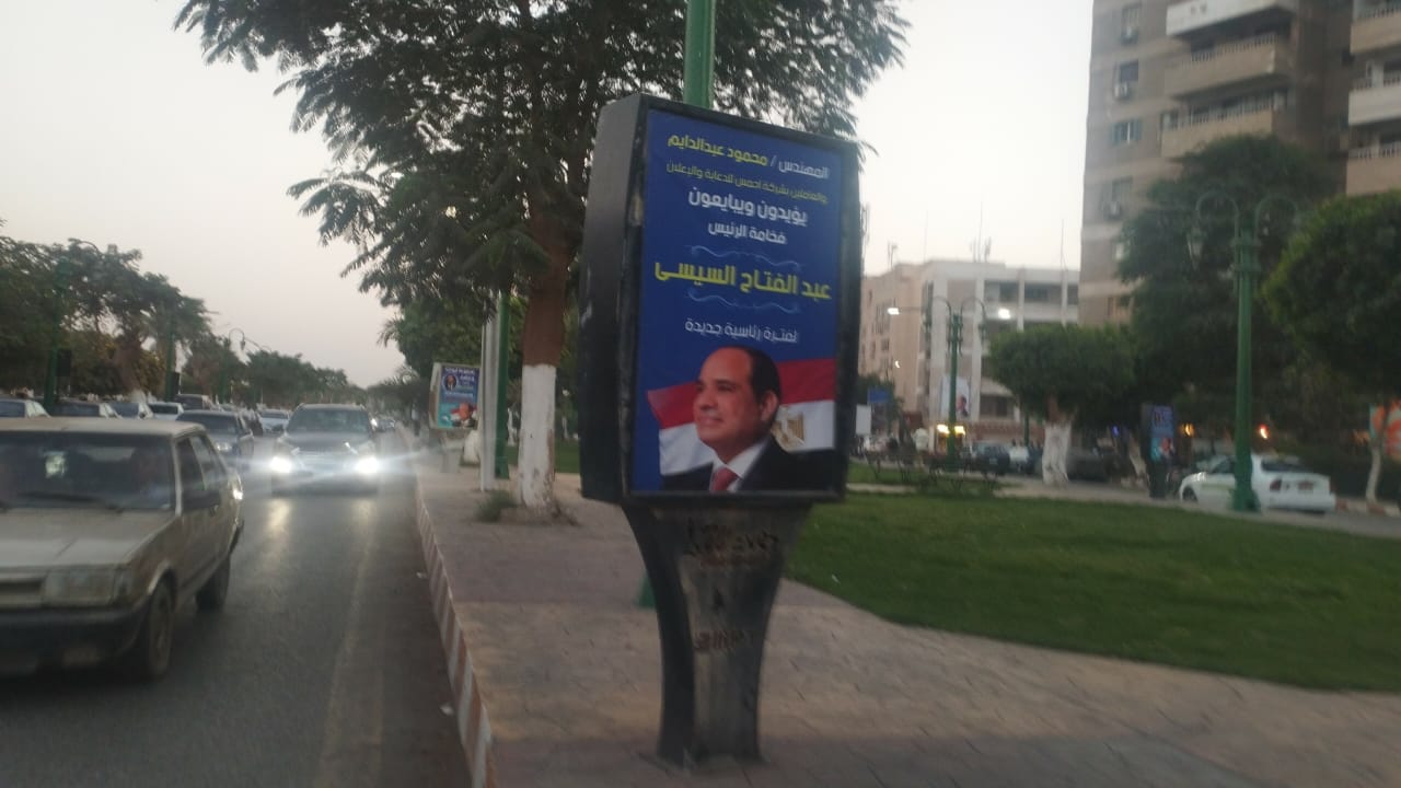 انتشار الدعاية الانتخابية للمرشح الرئاسى عبد الفتاح السيسى (3)