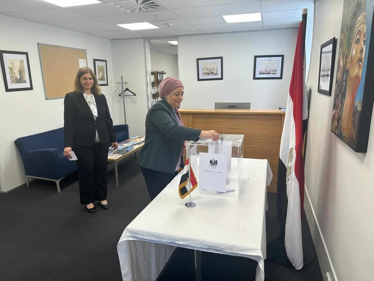 تصويت المصريين فى نيوزلندا