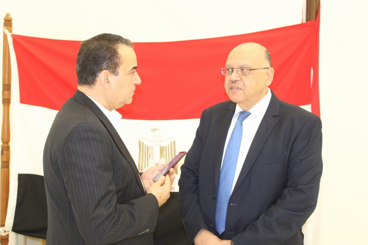 السفير ياسر عثمان فى المغرب