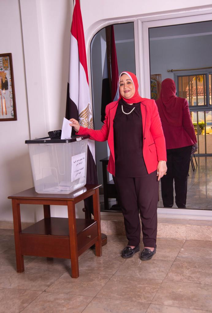 التصويت في سفارة مصر في توجو