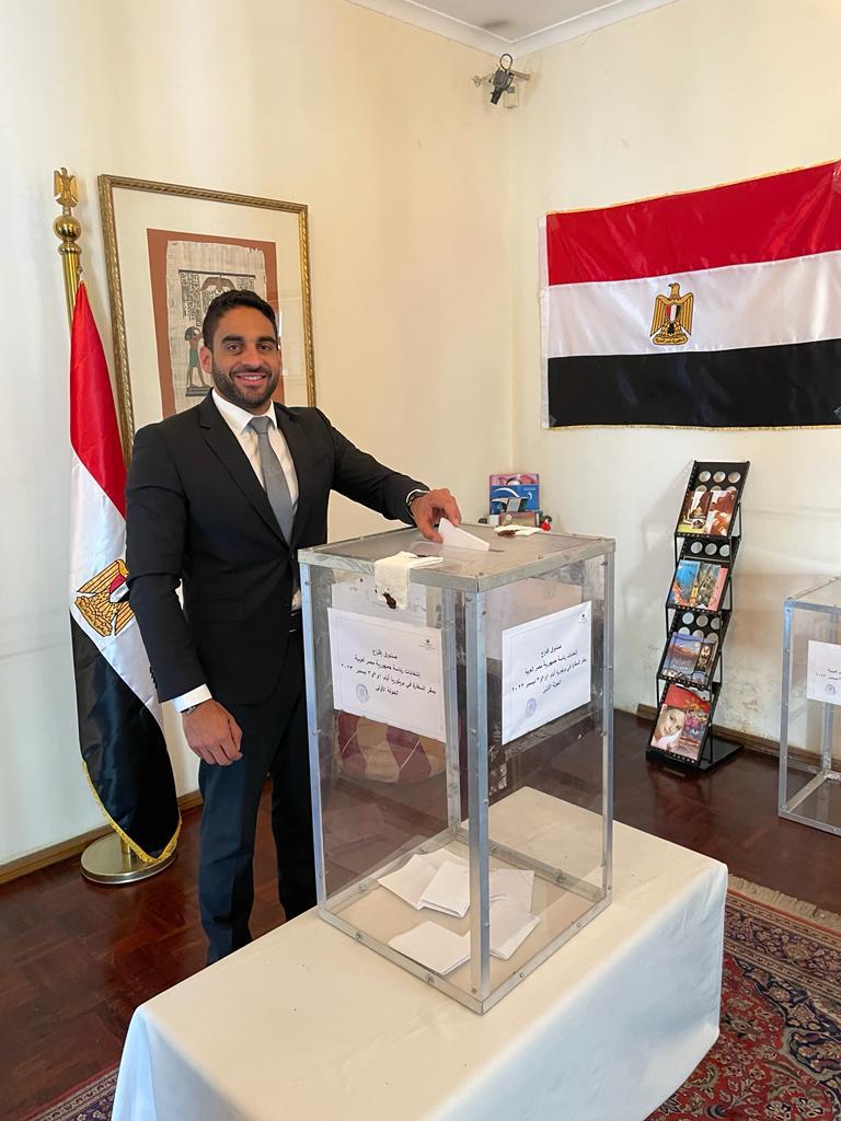 الجالية المصرية بجنوب أفريقيا يدلون بأصواتهم بالانتخابات الرئاسية