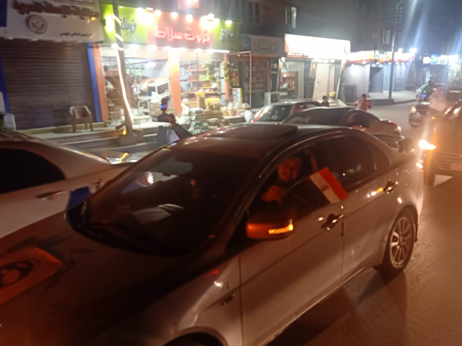 مسيرة ليلية بالسيارات فى بنى سويف (3)