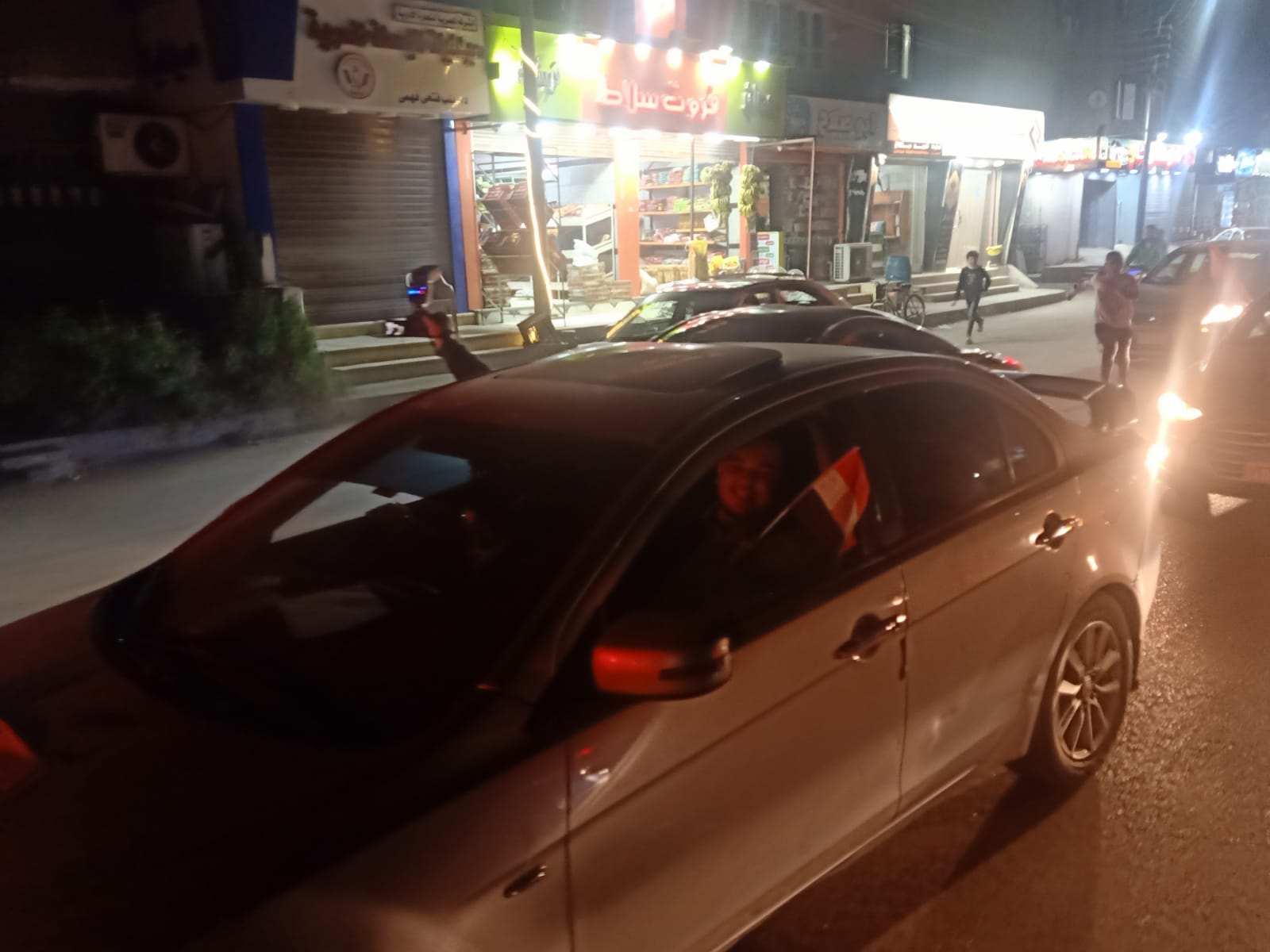 مسيرة ليلية بالسيارات فى بنى سويف (7)