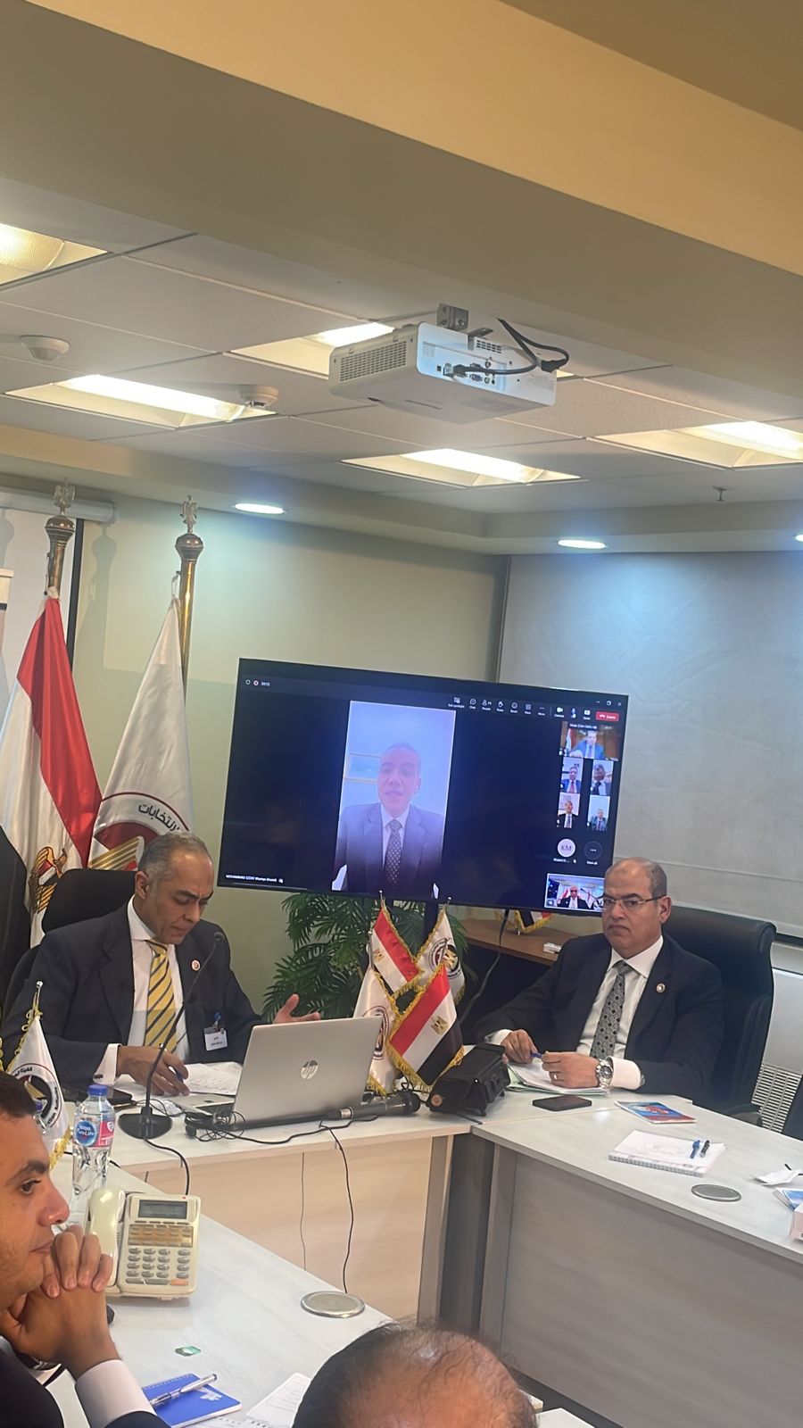 المستشار أحمد بنداري ورؤساء اللجان