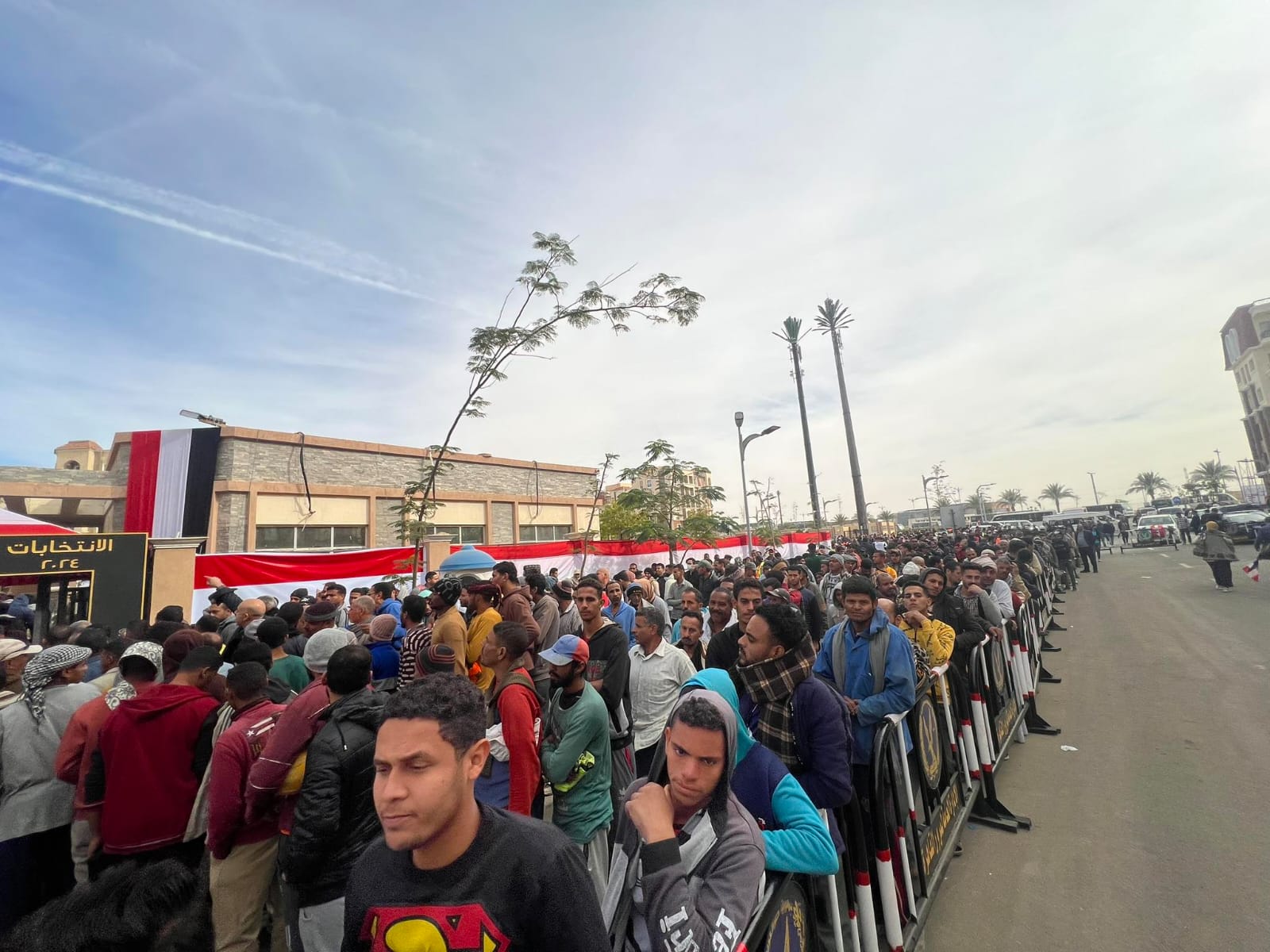 طوابير الناخبين فى العاصمة