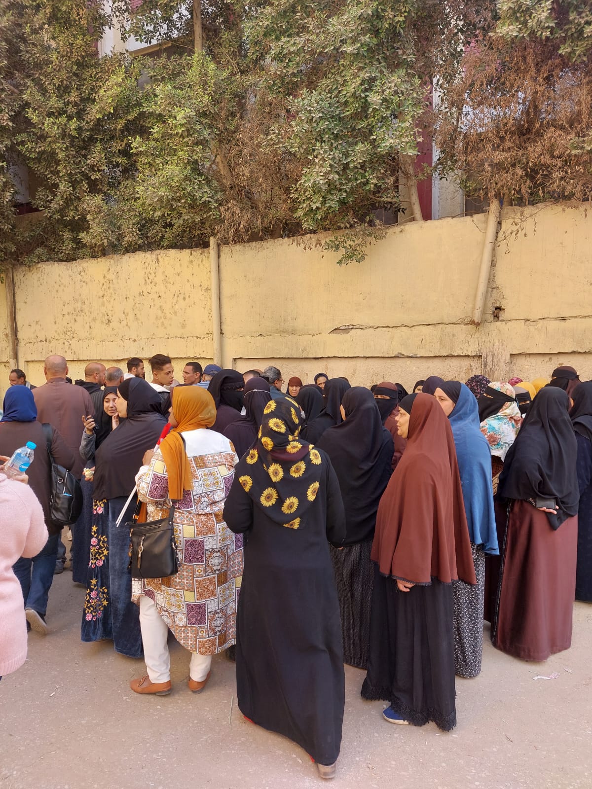 طوابير الناخبين تمتد خارج اللجان في فيصل بالجيزة (2)