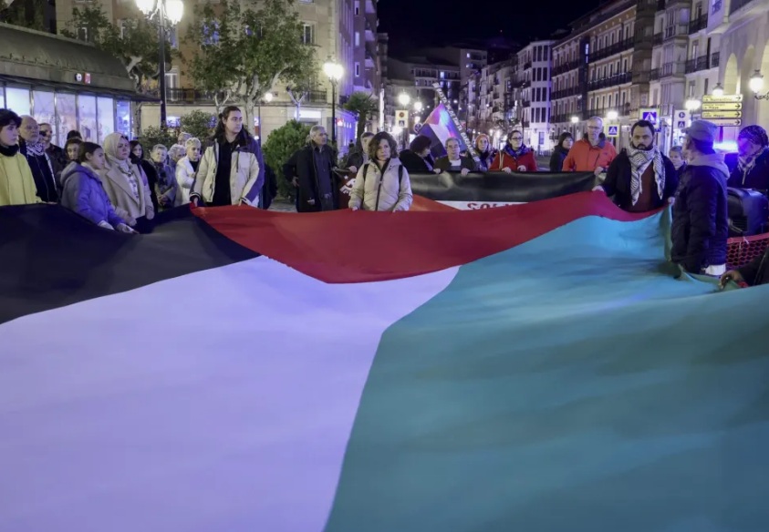 علم فلسطين في ايطاليا