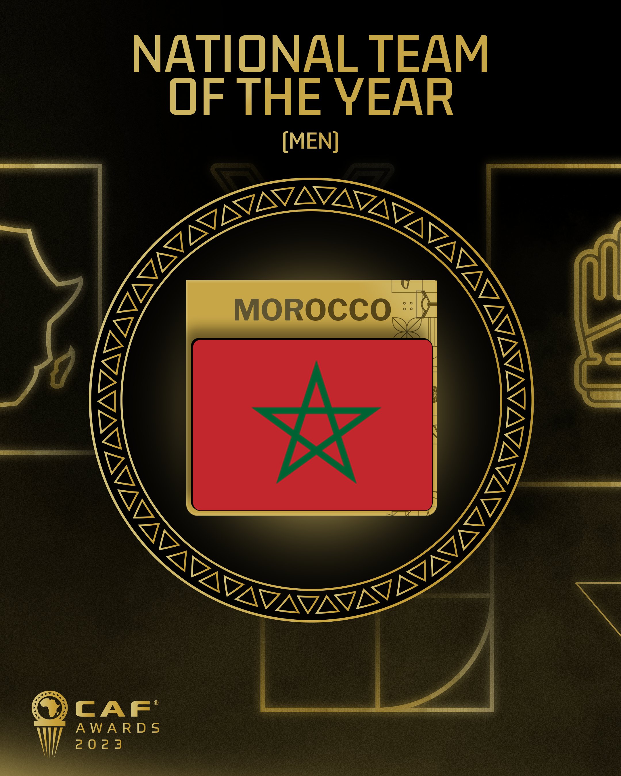 منتخب المغرب الأفضل في حفل جوائز الكاف