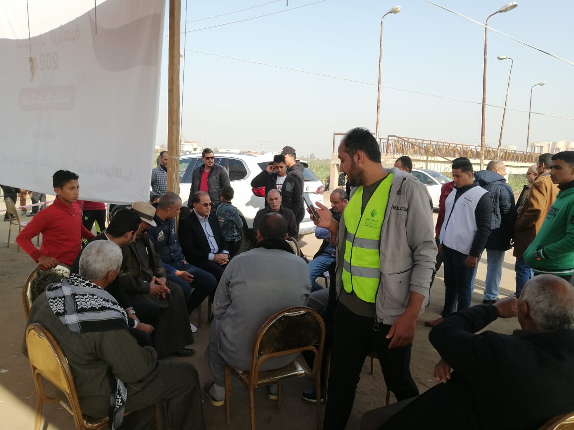 جموع من أهالي منطقة بحر البقر ببورسعيد (3)