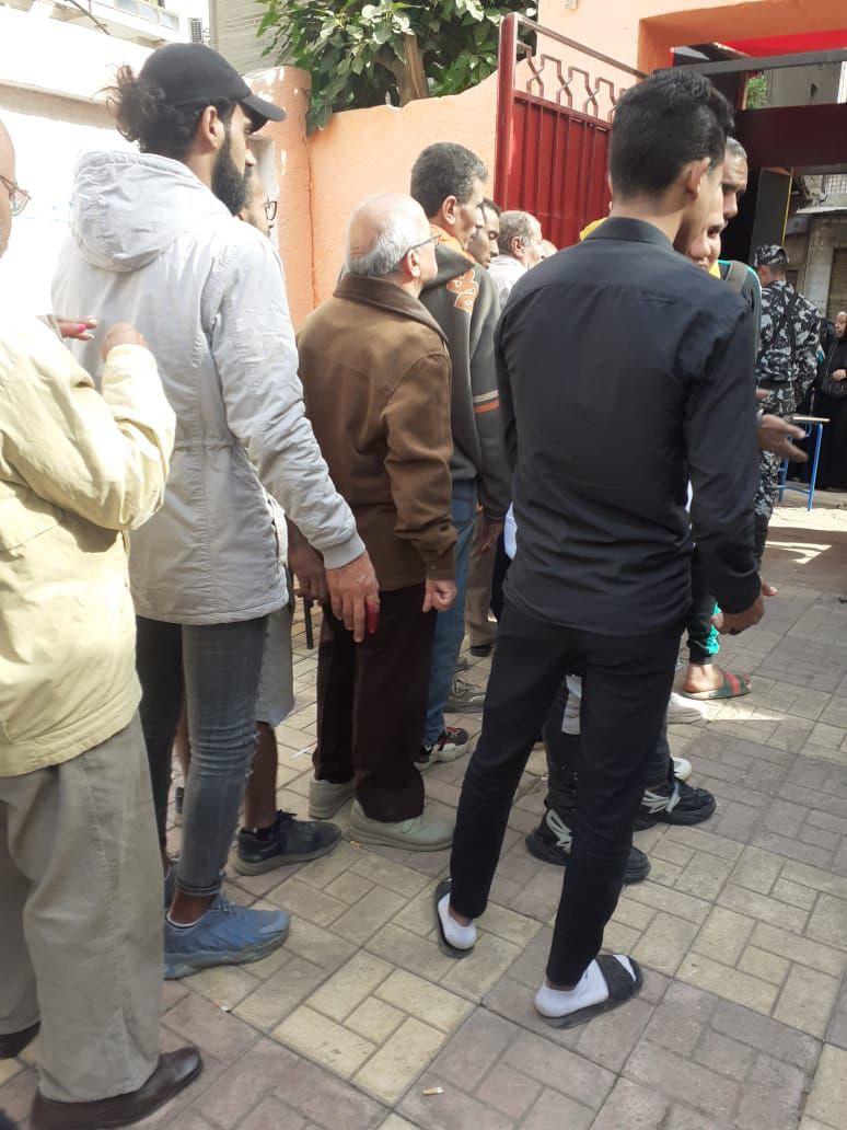لناخبون فى عين شمي