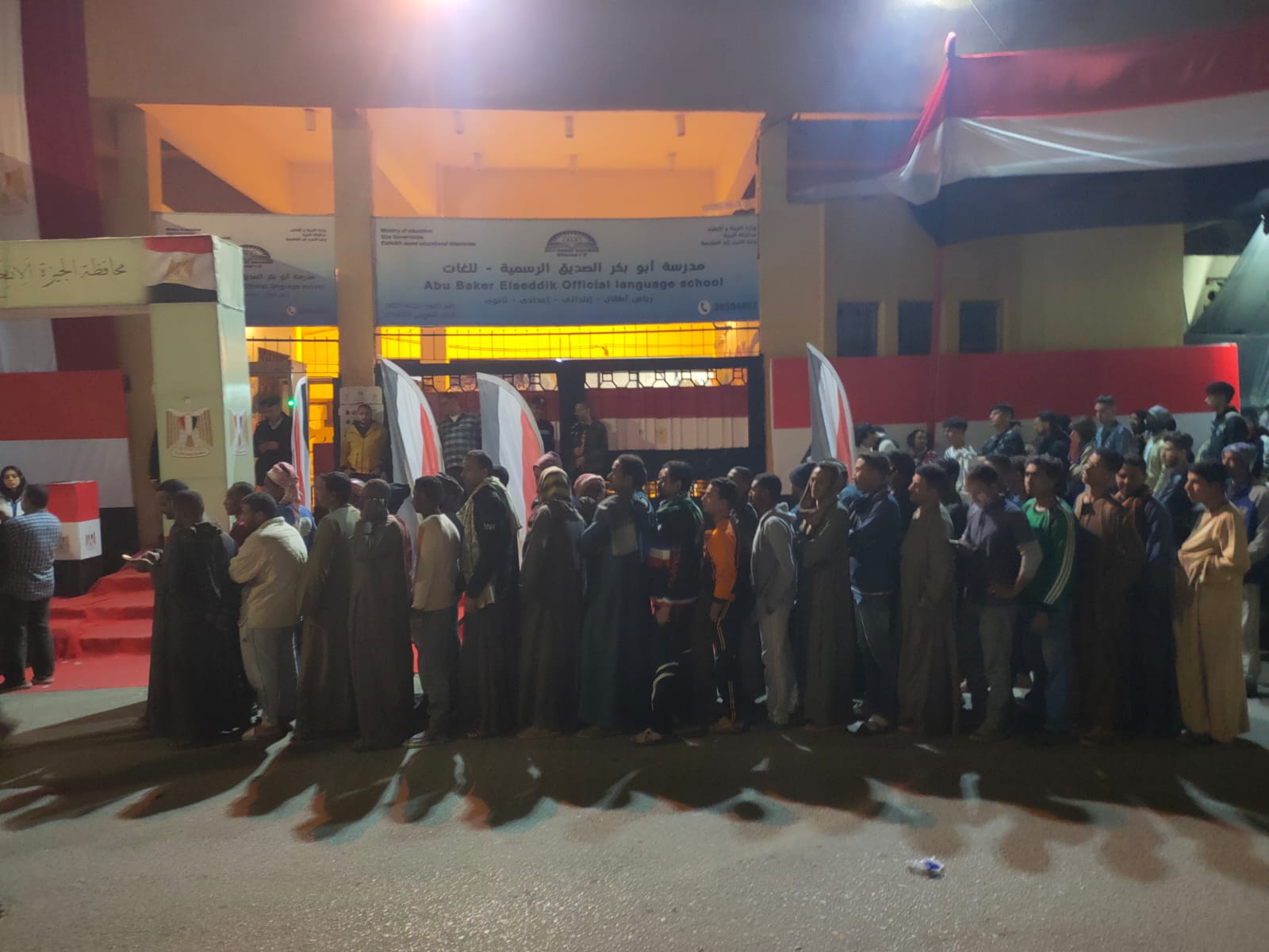 اقبال كبير علي التصويت في الساعات الأخيرة في الشيخ زايد (10)