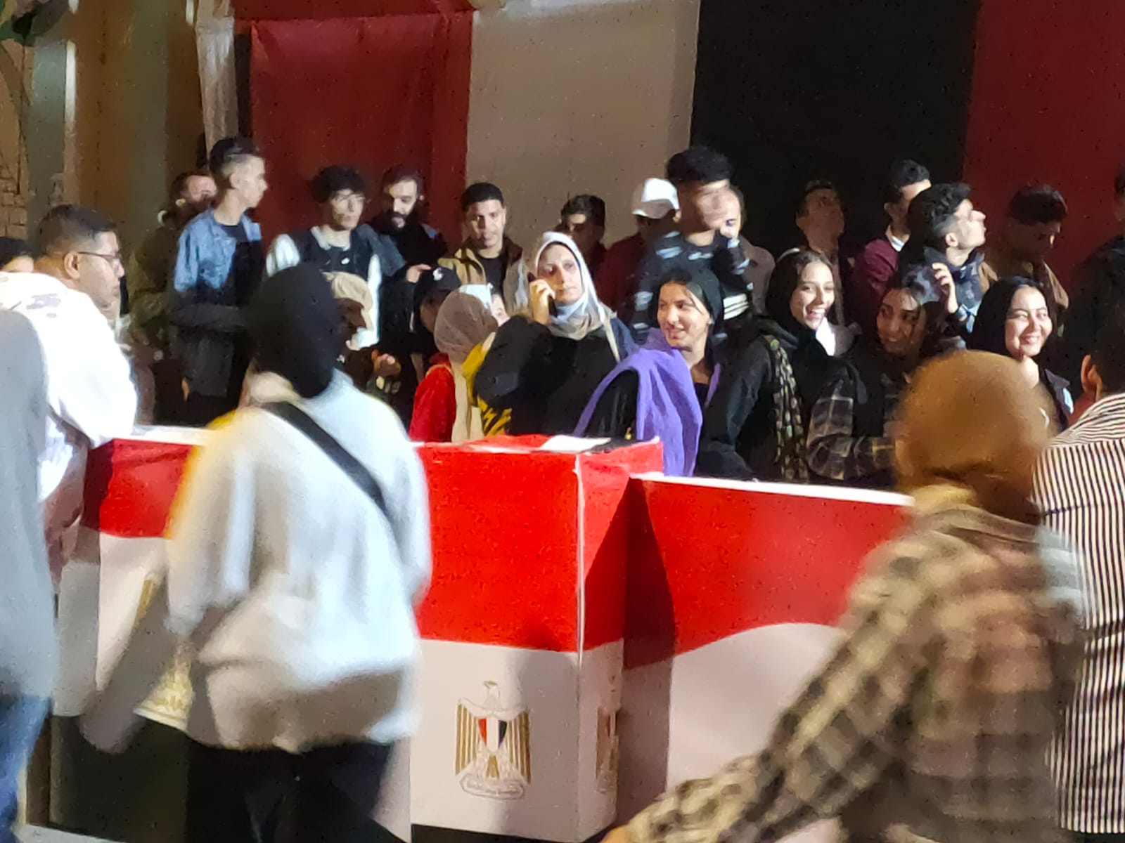 اقبال كبير علي التصويت في الساعات الأخيرة في الشيخ زايد (6)