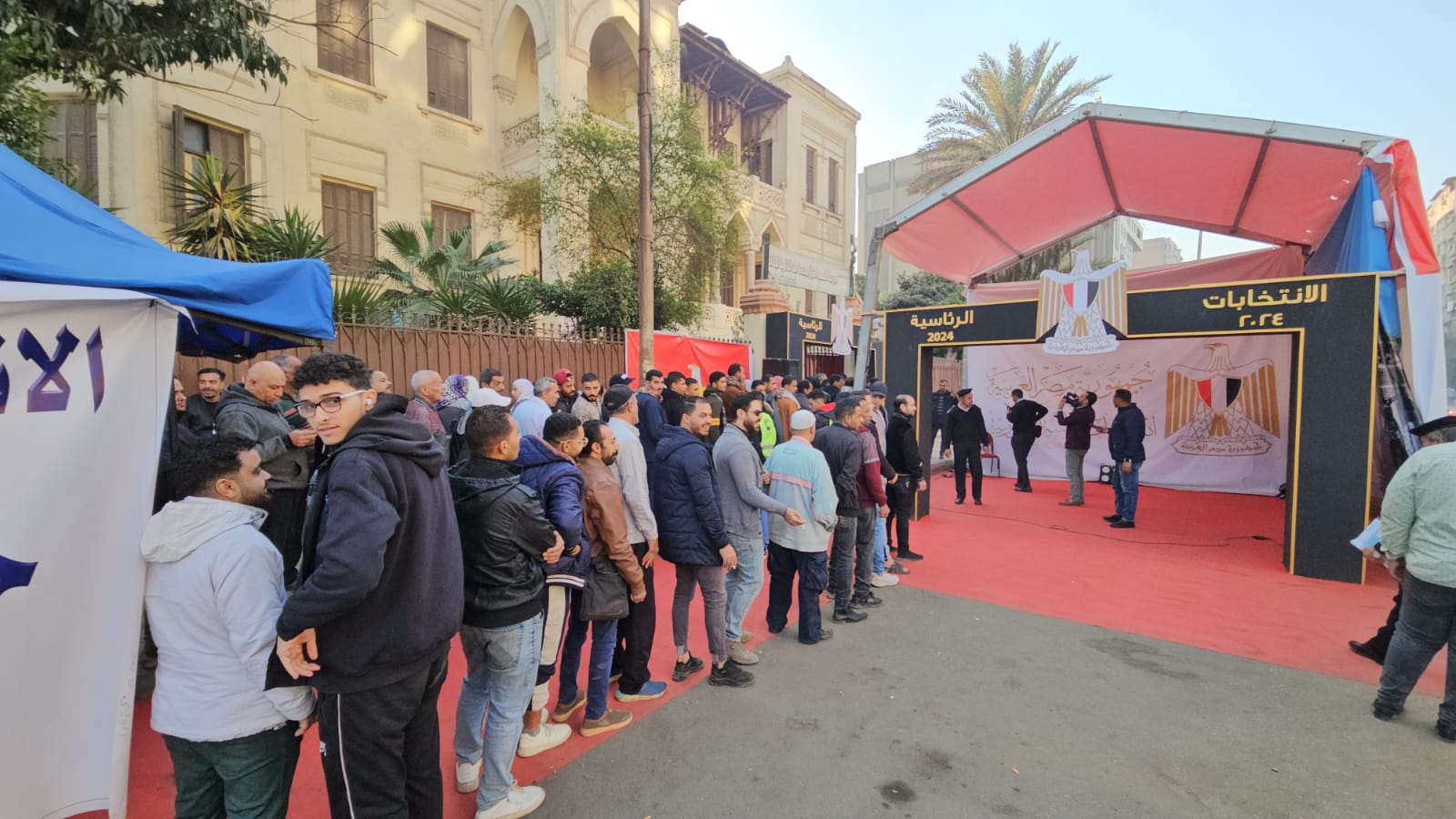 توافد الناخبين على العباسية