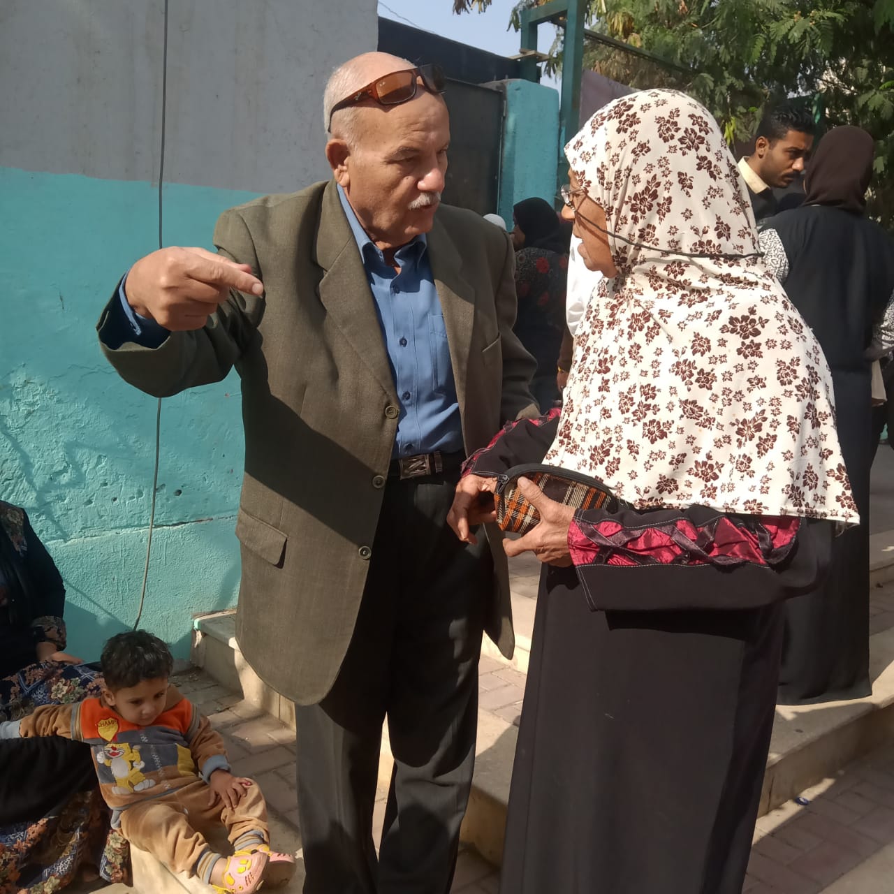 احدى الناخبات