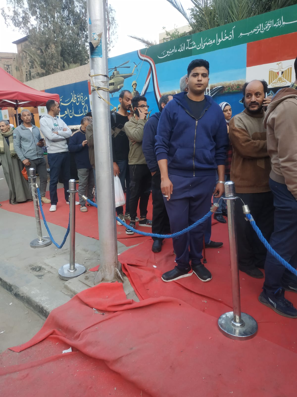 إقبال الناخبين على اللجان الانتخابية بالزيتون