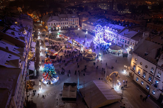 سوق عيد الميلاد فى بولندا