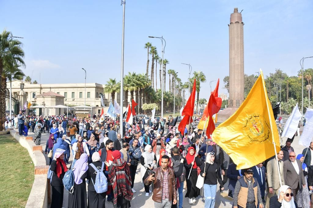 مسيرات طلاب جامعة القاهرة