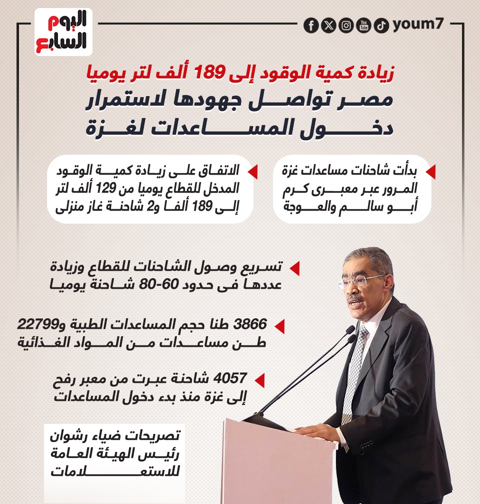 مصر تواصل جهودها لاستمرار دخول المساعدات لغزة