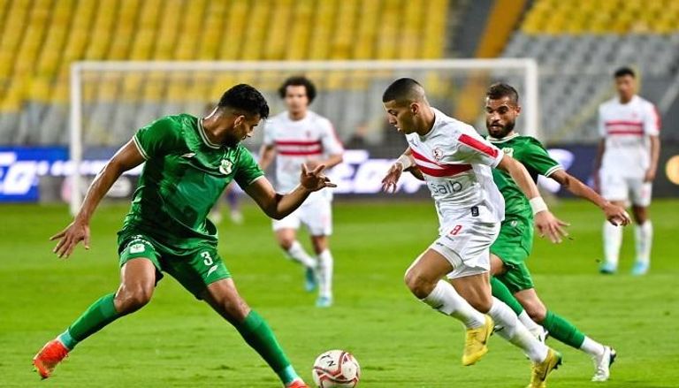 مباراة سابقة بين الزمالك والمصري